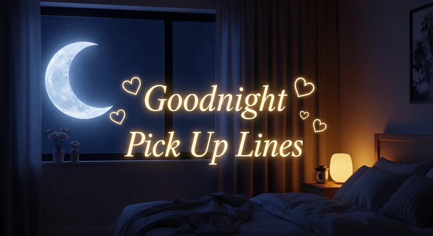goodnight pick up lines