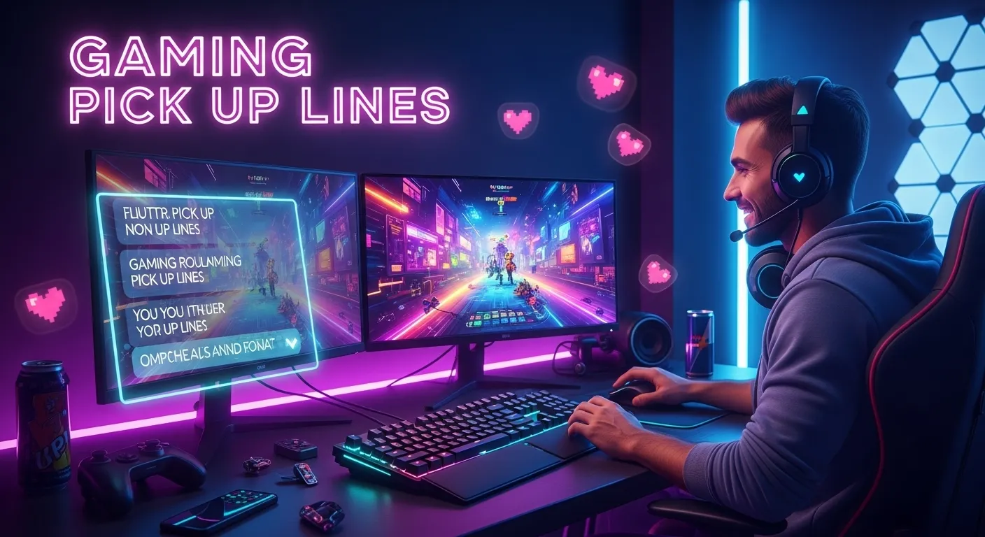Gaming pick up lines