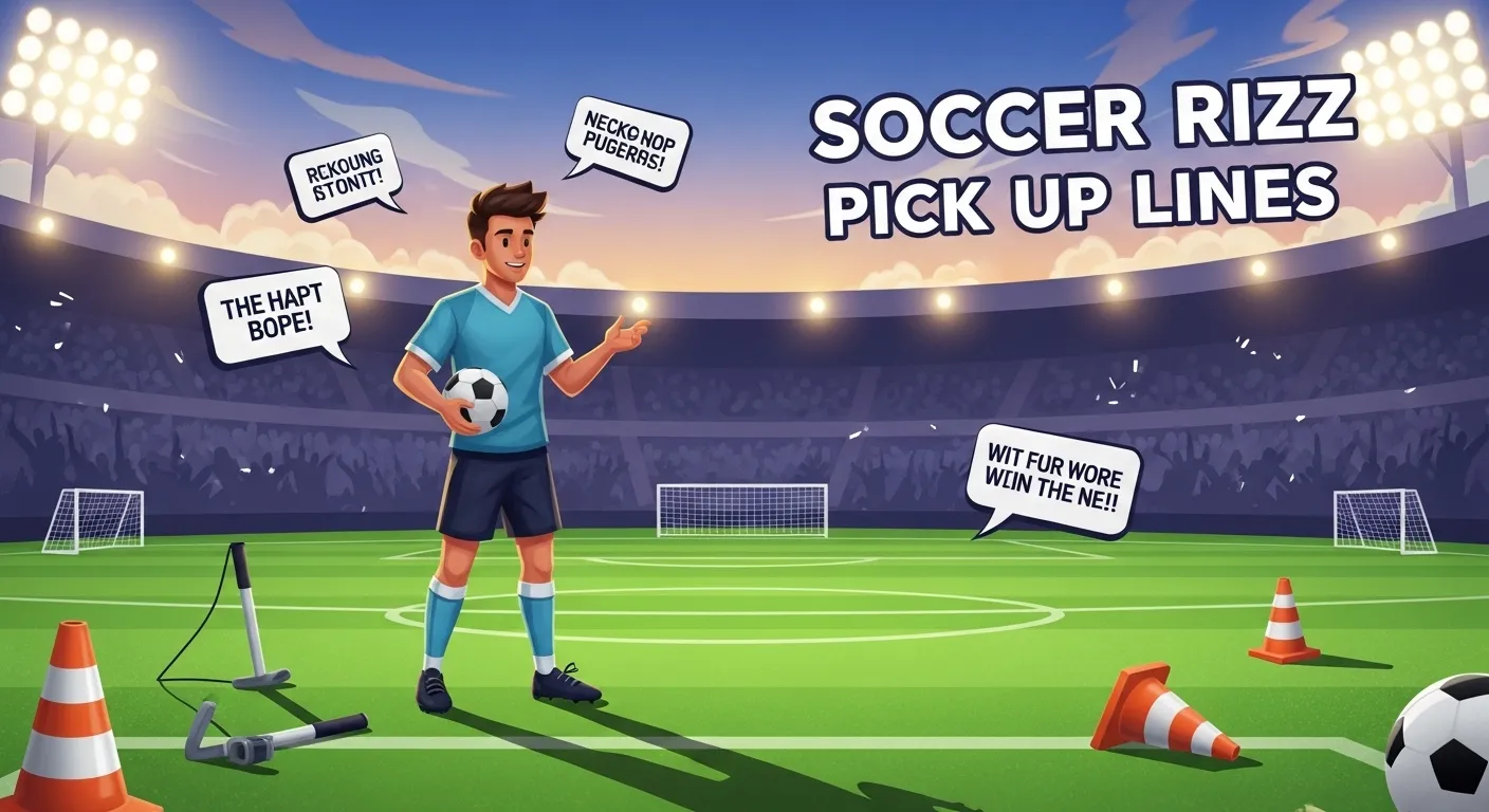 Soccer Rizz Pick Up Lines