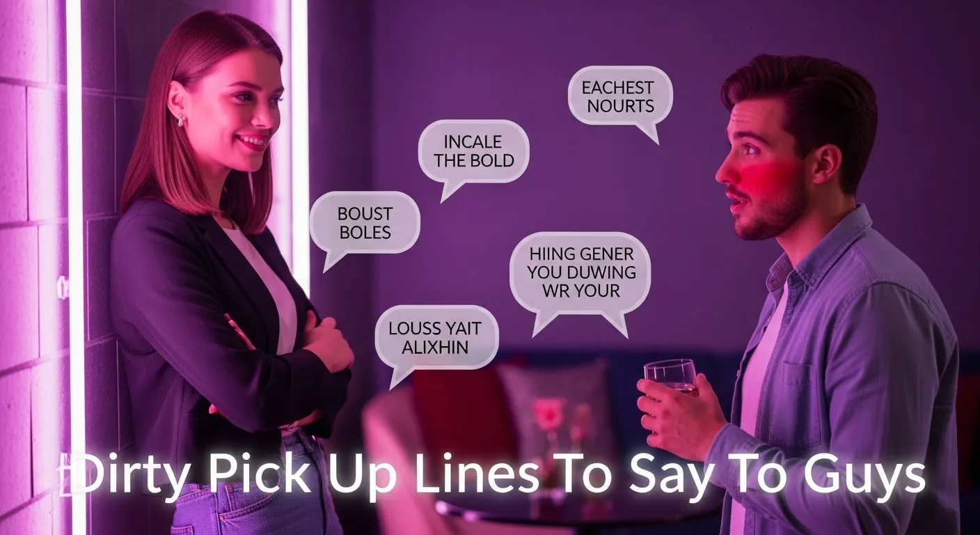 Dirty pick up lines to say to guys