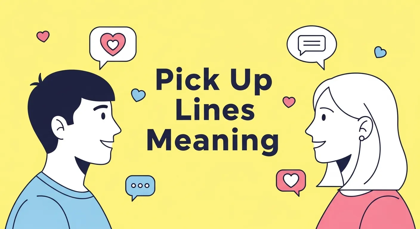 pick up lines meaning