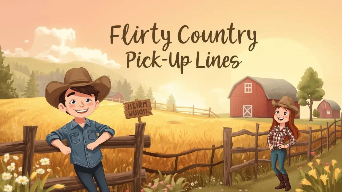 Flirty Country Pick Up Lines