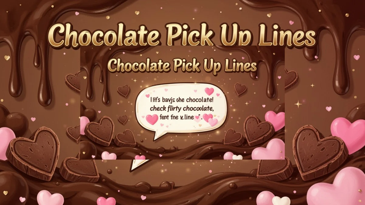 Chocolate Pick Up Lines