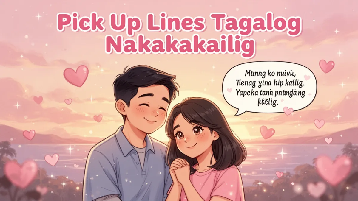 Pick Up Lines Tagalog Nakakakilig