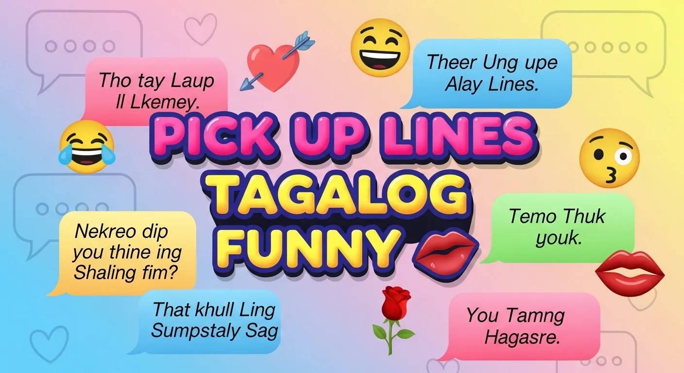 Pick Up Lines Tagalog Funny