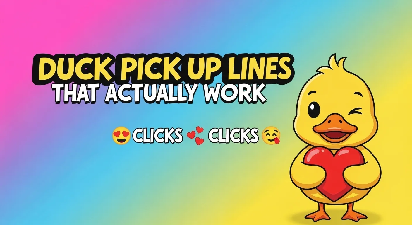 duck pick up lines