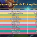 league of legends pick up lines