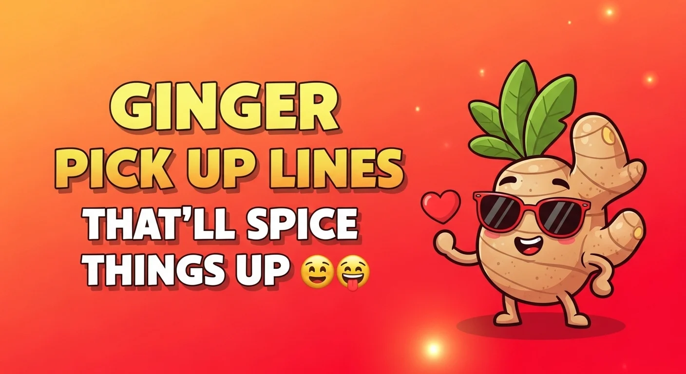 ginger pick up lines