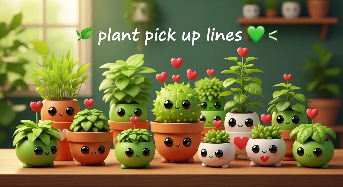 plant pick up lines