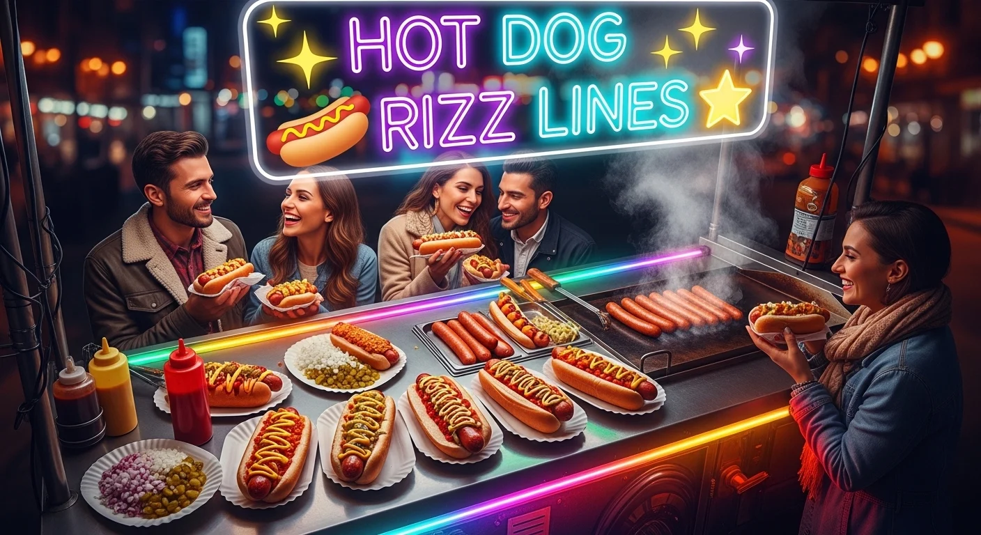 Hot Dog Rizz Lines