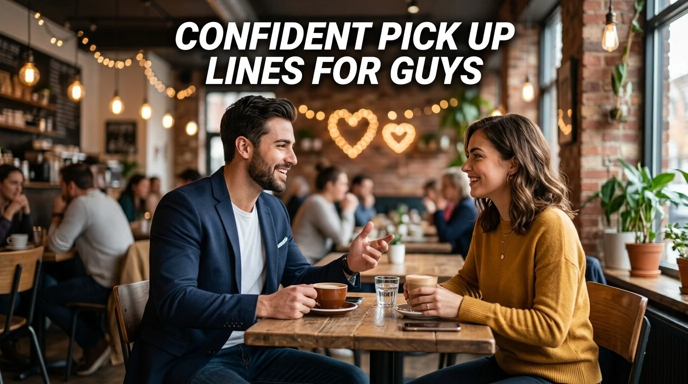 Confident Pick Up Lines for Guys