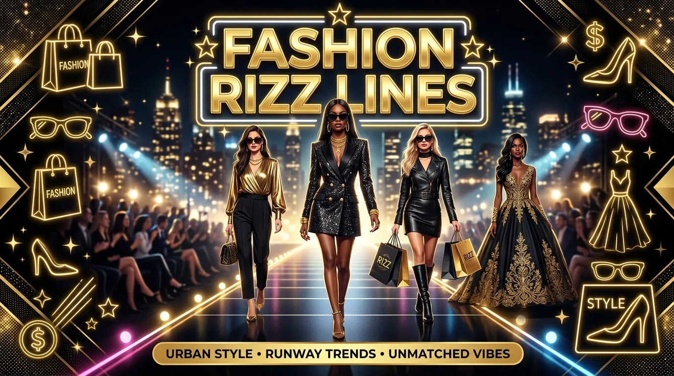 Fashion Rizz Lines