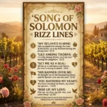 Song of Solomon Rizz Lines